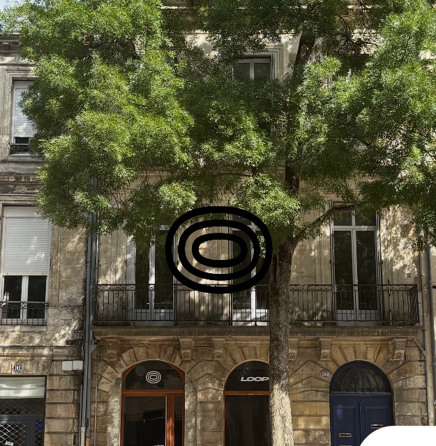 Façade en pierre, 100 cours de Verdun